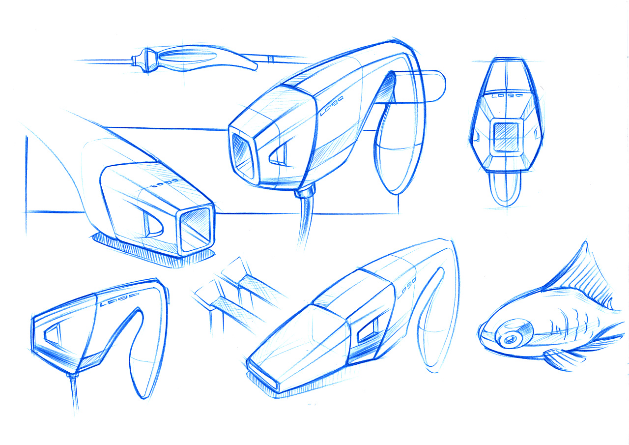 工业产品设计手绘（二） 从草图到概念的设计实践